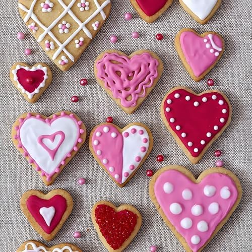 Valentines Heart Cookie Cutters Set - 5 Piece