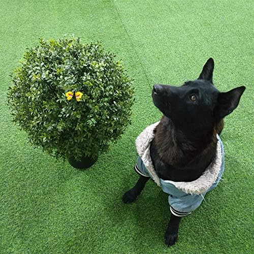 ALL SEASON GREEN 2 Pack Artificial Topiaries Boxwood Trees