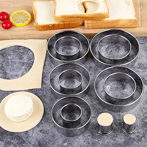 Round Stainless Steel Cookie Cutters Set