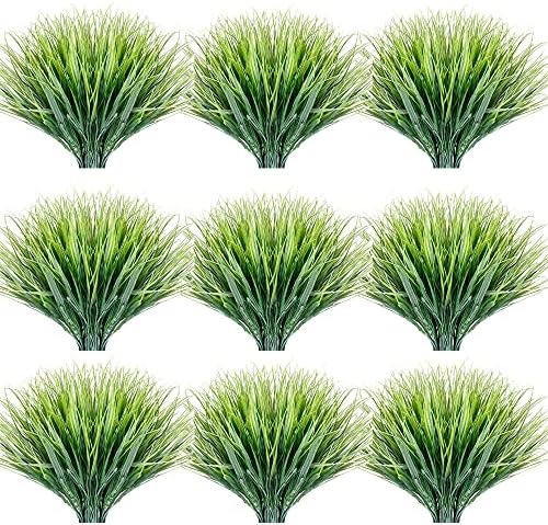 JEMONG 30 Bundles Artificial Grass UV Resistant Outdoor Decor