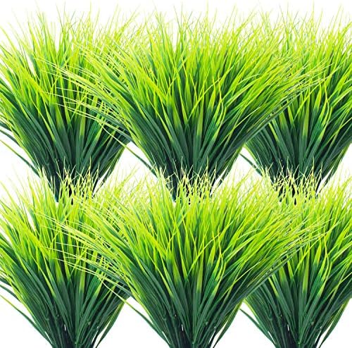 20-Bundle Fake Wheat Grass Outdoor Artificial Plants