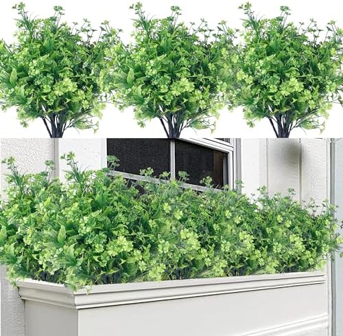 St Patricks Day Artificial Clover PlantsBundle of 12