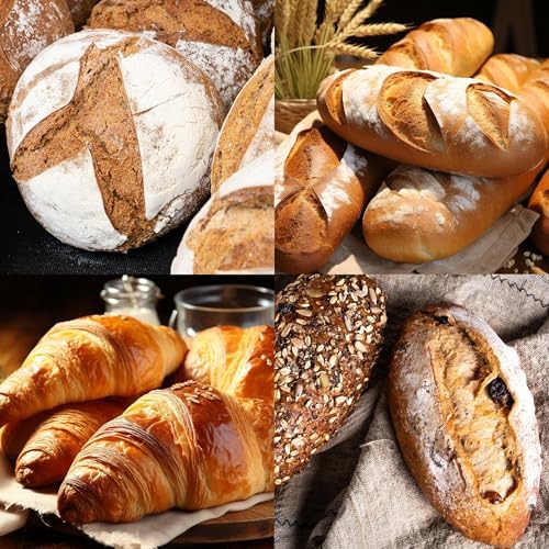 Sourdough Baking Made Perfect 2-Piece Round Oval Proofing Baskets with Indonesian Rattan
