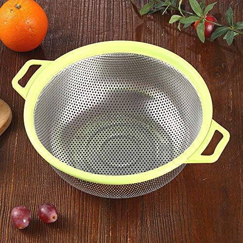 HiramWare 5-Quart Stainless Steel Colander