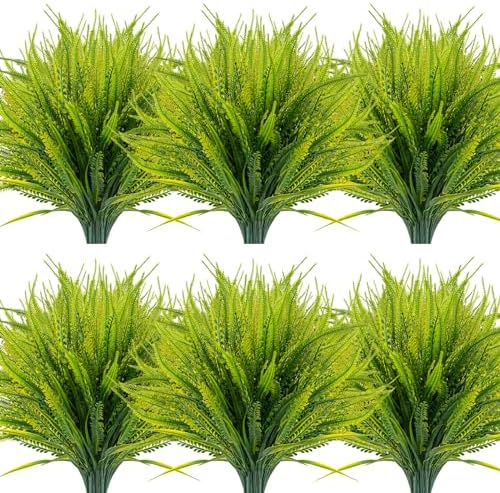 Faux Boston Fern Outdoor Greenery 12 Bundles with Flowers