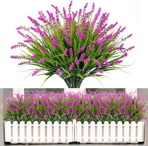 10-Layer Faux Lavender Flowers Outdoor