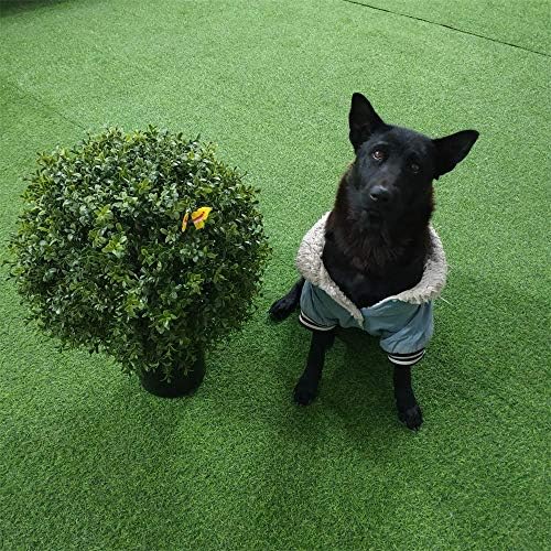ALL SEASON GREEN 2 Pack Artificial Topiaries Boxwood Trees