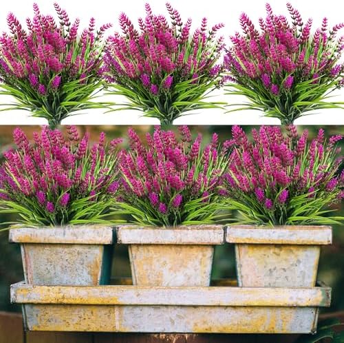 12 Bundles Fake Fuchsia Monkey Grass