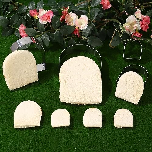 Arched Cookie Cutter Set 4-Piece ANCKNE Stainless Steel Baking Tools
