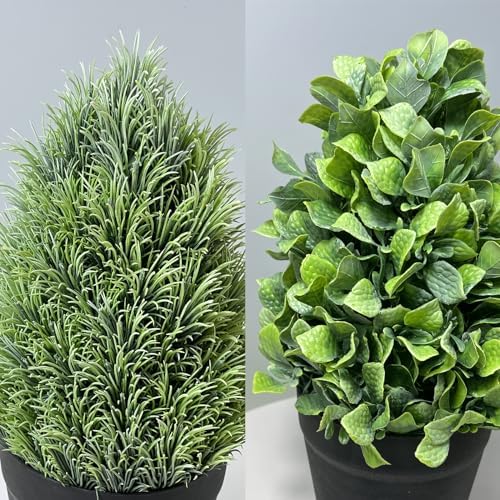 The Bloom Times Fake Potted Plant 2-Pack