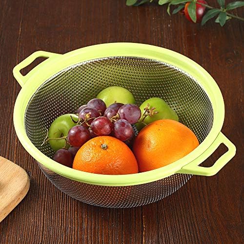 HiramWare 5-Quart Stainless Steel Colander