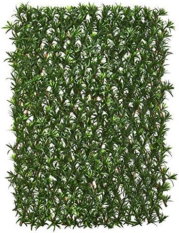 Nearly Natural Expandable Fence Green