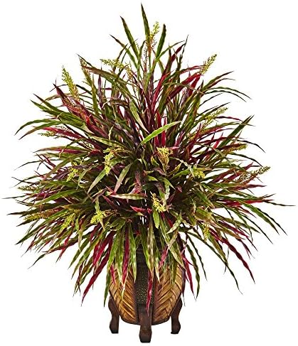 Nearly Natural Autumn Grass Arrangement