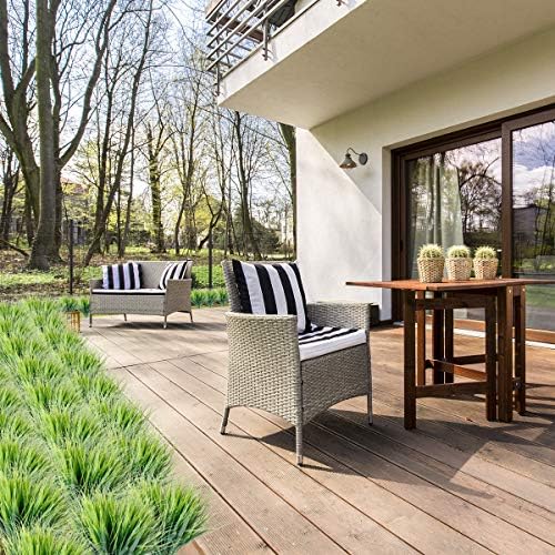 JEMONG 30 Bundles Artificial Grass UV Resistant Outdoor Decor