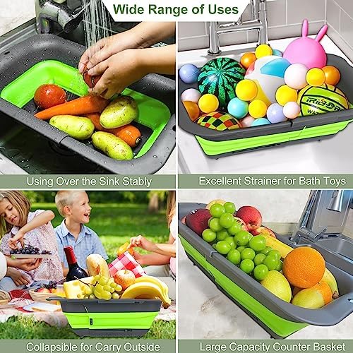 ROTTOGOON 7Qt Collapsible Colander Over Sink