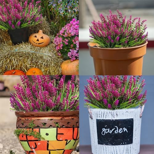 12 Bundles Fake Fuchsia Monkey Grass